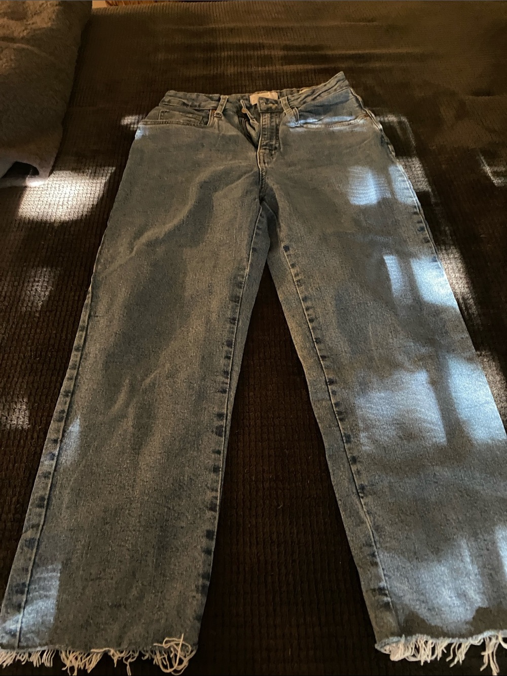 Cotton On Women's Straight-Leg Jeans in Light Blue Wash